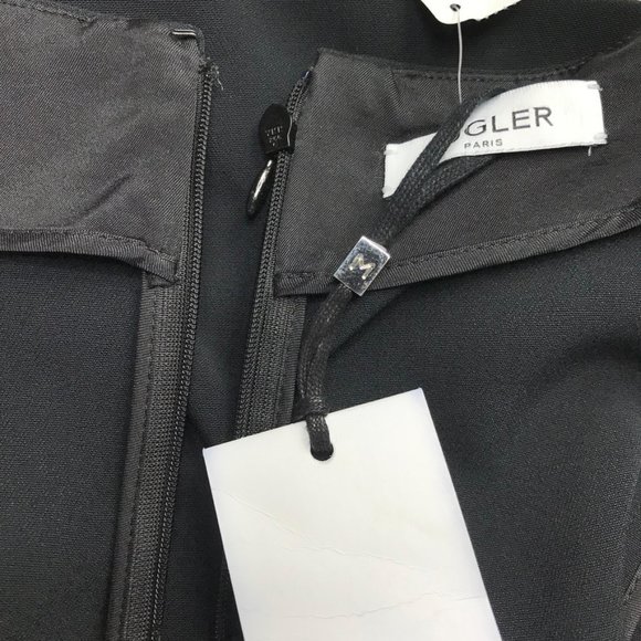 Auc Thierry Mugler Asymmetric Chain Halter Dress FR42 - Picture 15 of 15